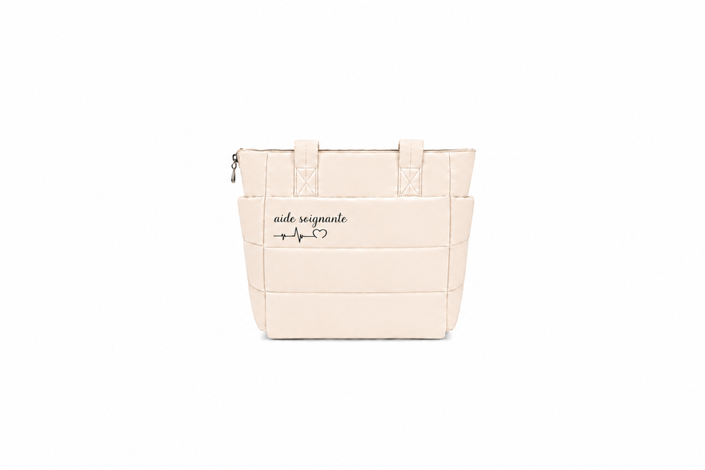 Sac personnalisé beige