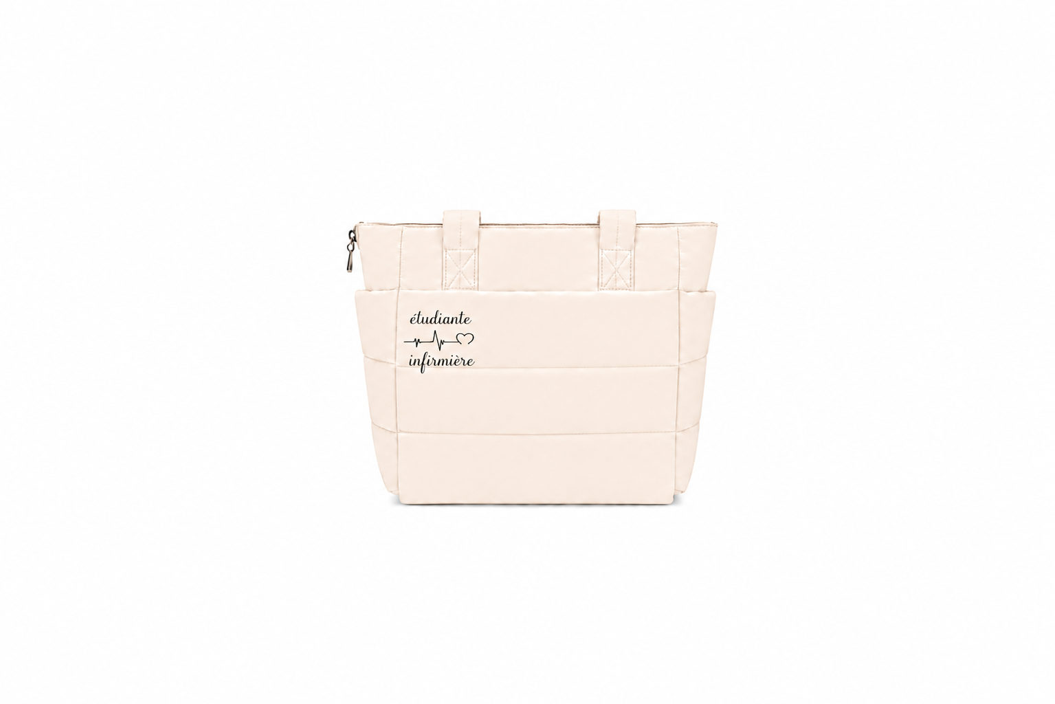 Sac personnalisé beige